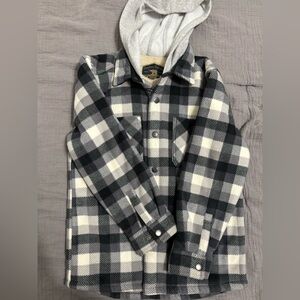 Black and White Plaid Jacket